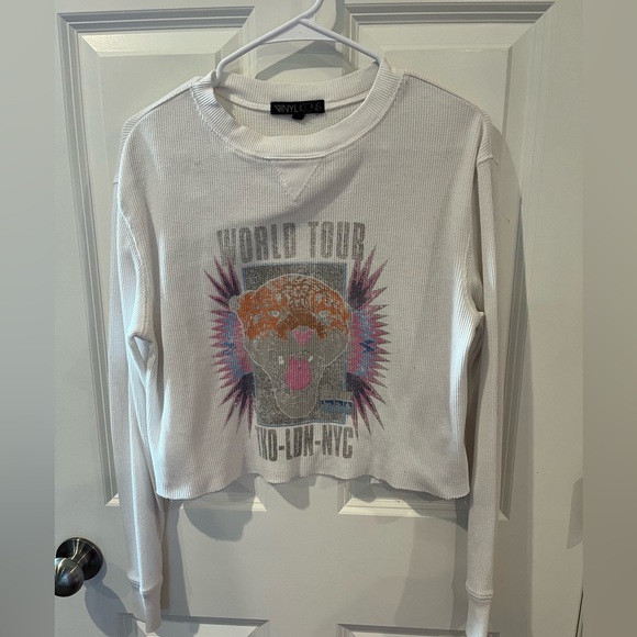 The Vinyl Icons Crop Top Size Medium - Picture 1 of 4